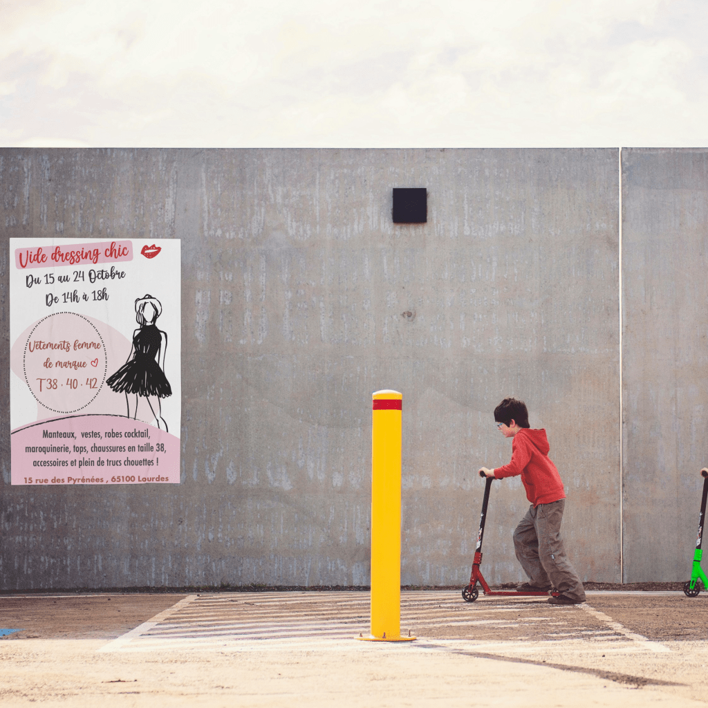 Affiche vide dressing réalisée par Magic Bean Communication